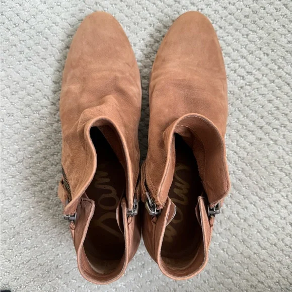 Sam Edelman Tan Slouch Ankle boots 8.5 - Picture 5 of 8